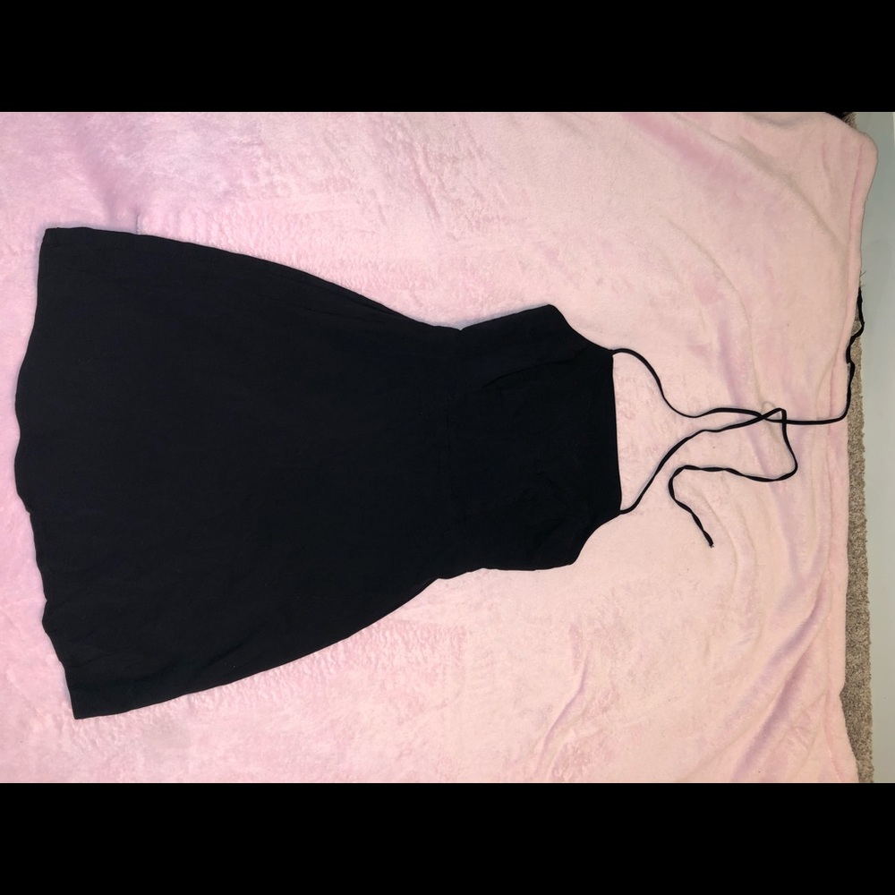 Little black dress.